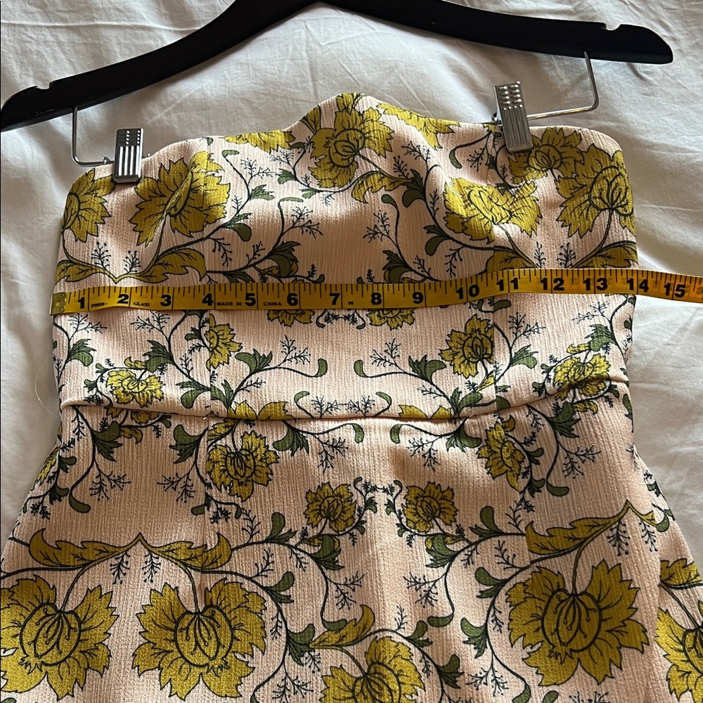 KEEPSAKE the Label Floral Strapless Midi Dress - Yellow & Pale Pink - Picture 6 of 9